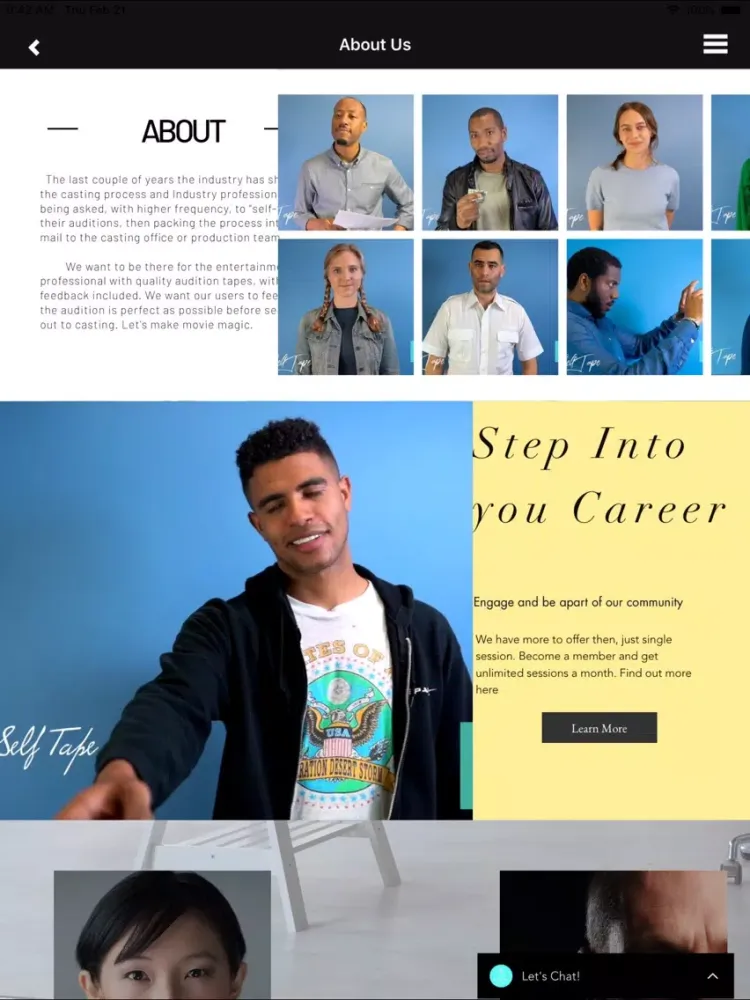 Tangkapan skrin Dr Self Tape iPad 