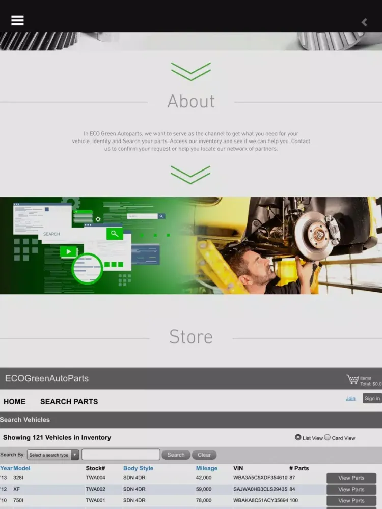 تصاویر ECO Green Store iPad 