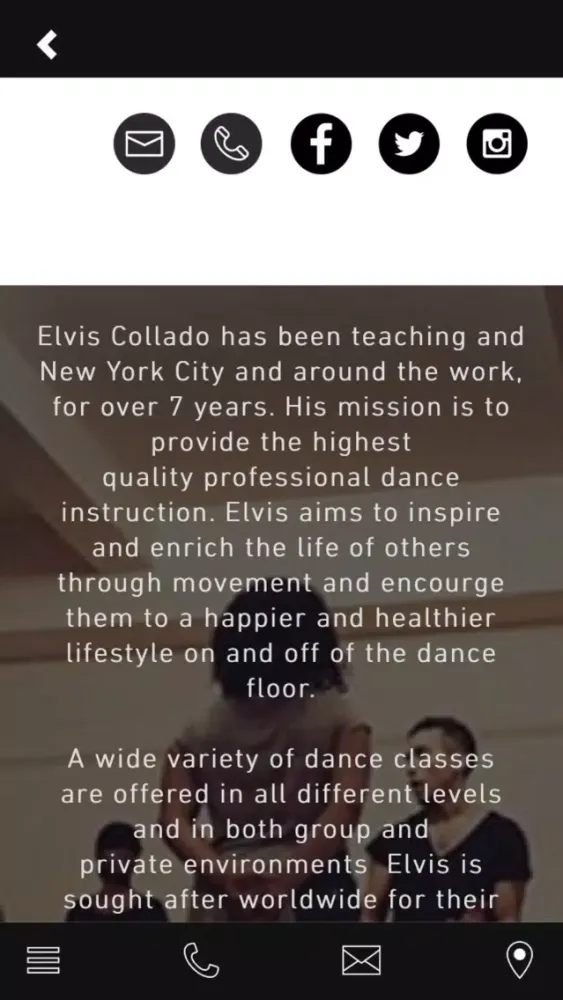 Capturas de pantalla de Elvis Collado Dance