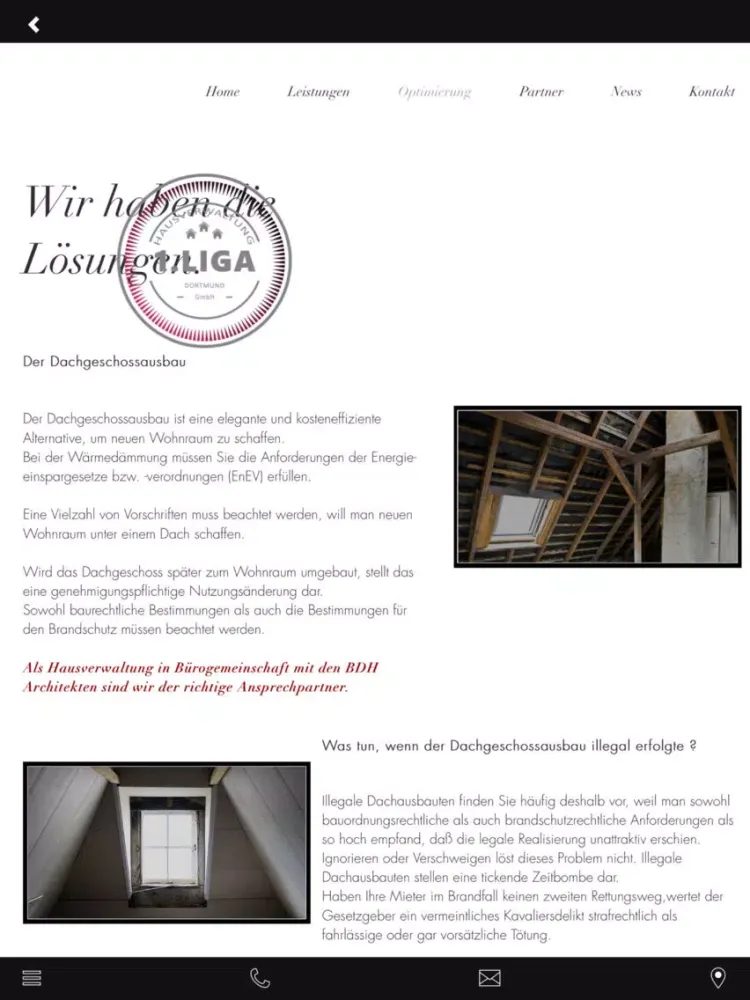 Tangkapan layar ERSTE LIGA ALLES UMS HAUS iPad 