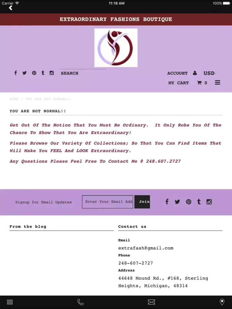EXTRA FASH iPad 應用截圖