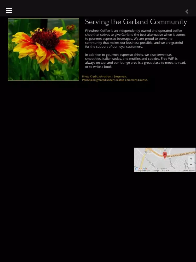 Firewheel Coffee iPad 应用截图