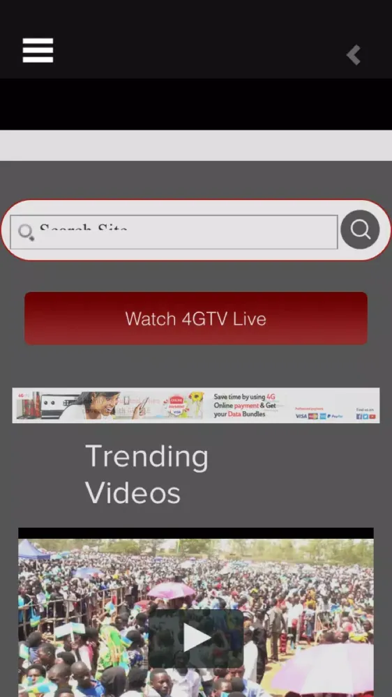 4GTV Rwanda Screenshots