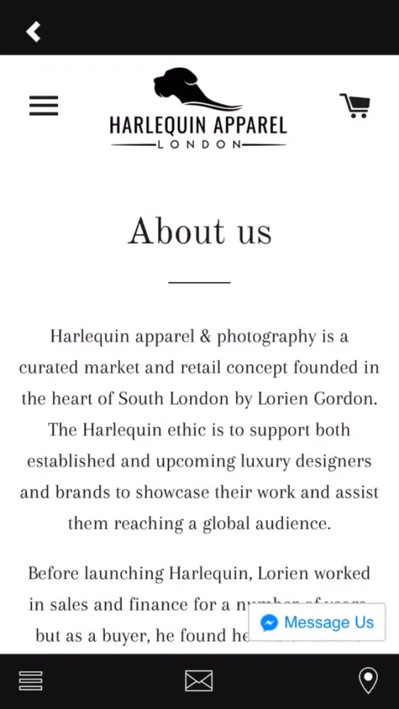 Harlequin Apparel Screenshots