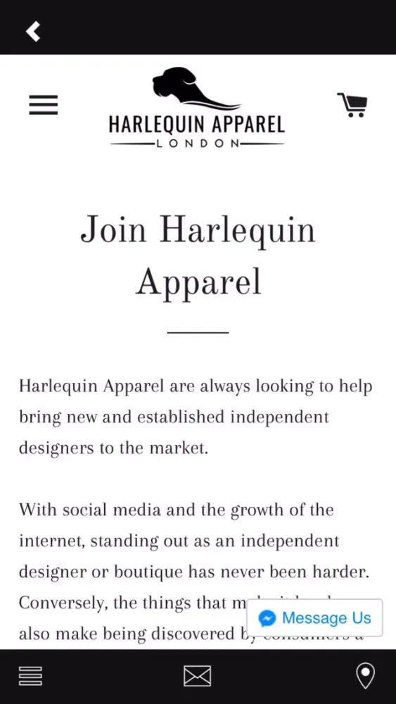 Harlequin Apparel Screenshots