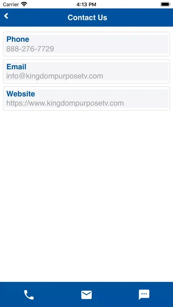 Kingdom Purpose TV स्क्रीनशॉट