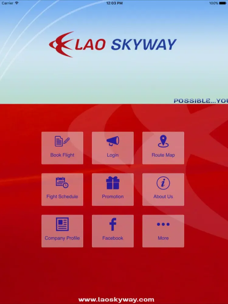 Zrzuty ekranu Lao Skyway iPad 