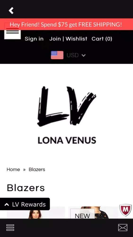 Capturas de tela do Lona Venus
