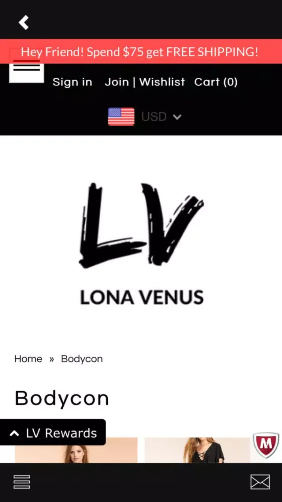 Capturas de tela do Lona Venus