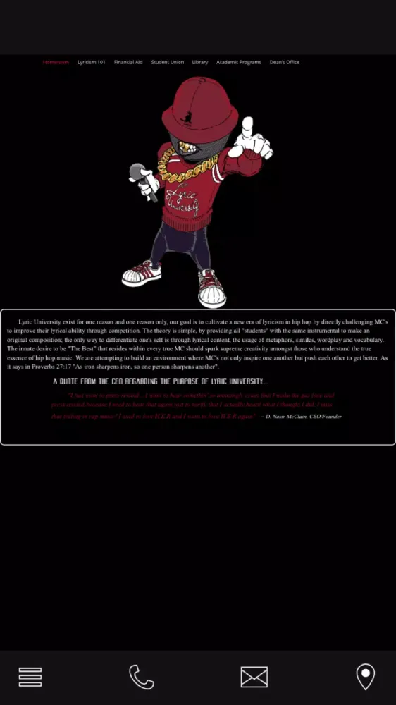 Lyric University Screenshots
