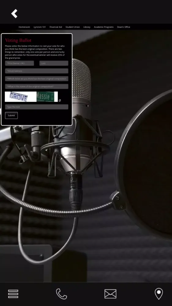 Lyric University Screenshots