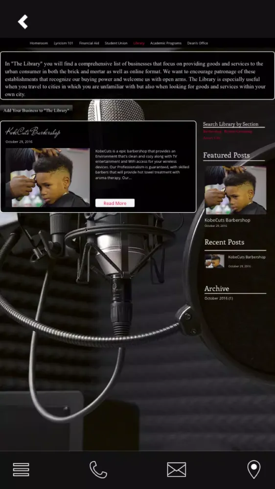 Lyric University Screenshots