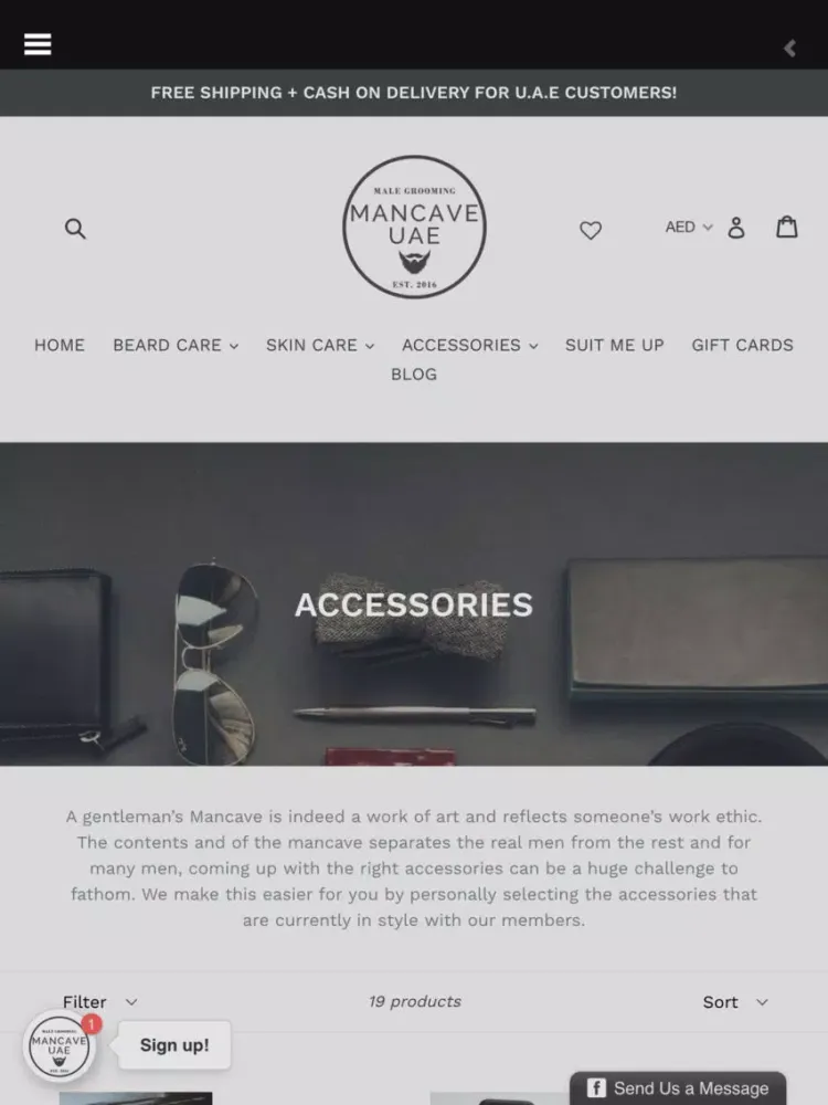 ManCave UAE iPad  Ekran Görüntüleri