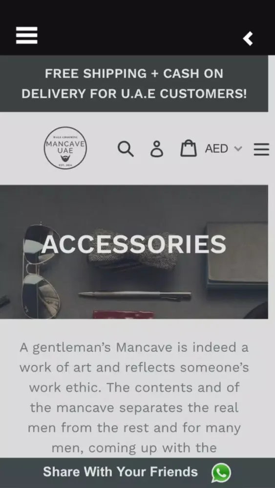 ManCave UAE Ekran Görüntüleri