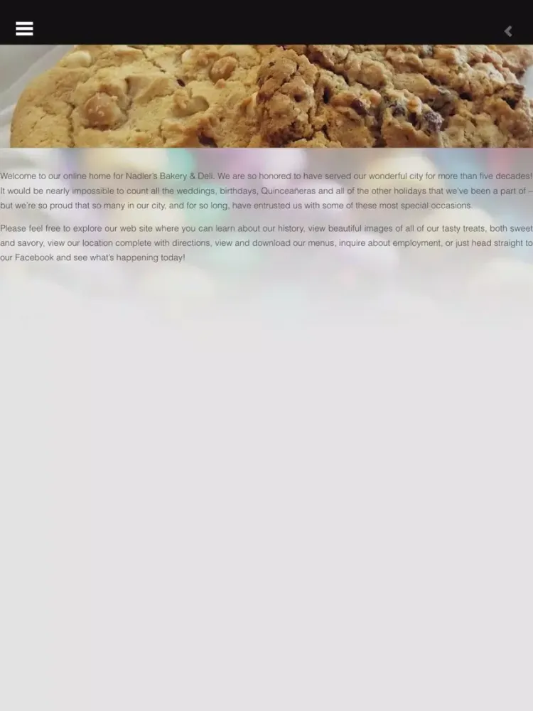 Captures d'écran de Nadler's Bakery and Deli iPad 
