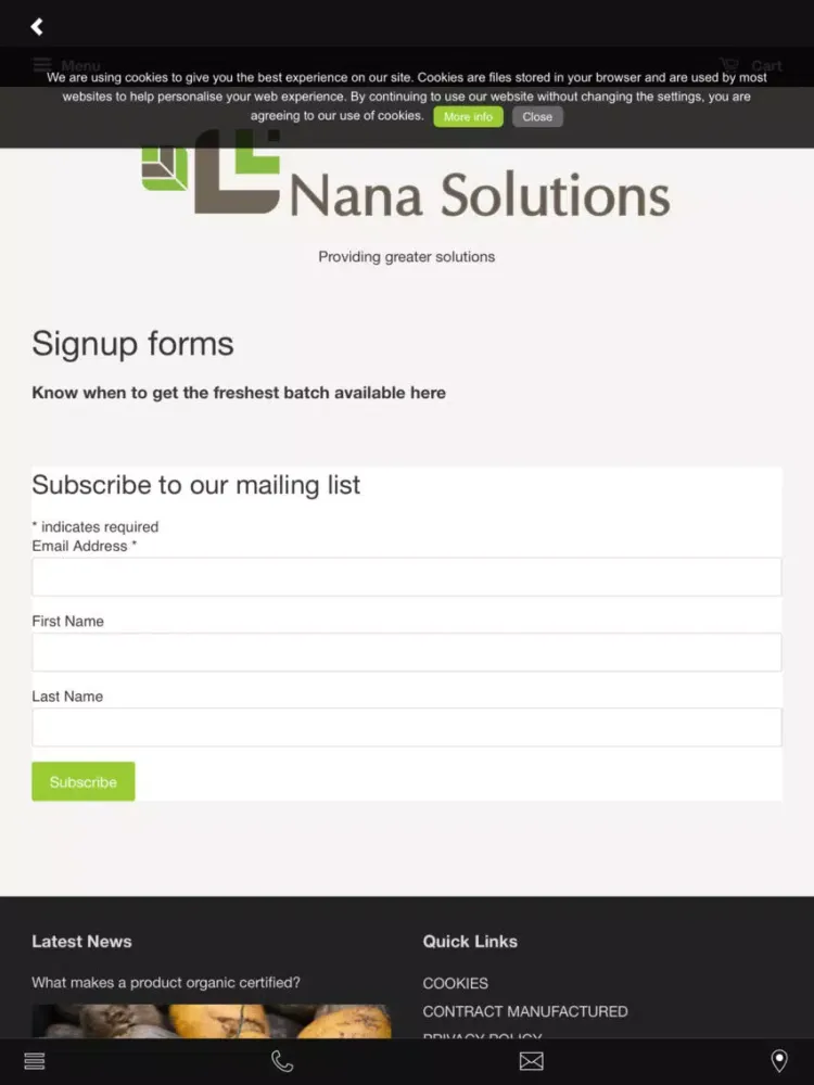 Nana iPad  Screenshots