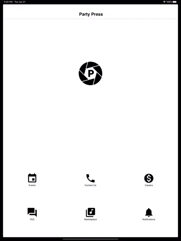 Party Press iPad  স্ক্রিনশট