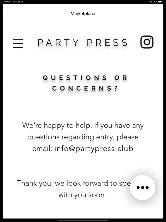 Party Press iPad  স্ক্রিনশট