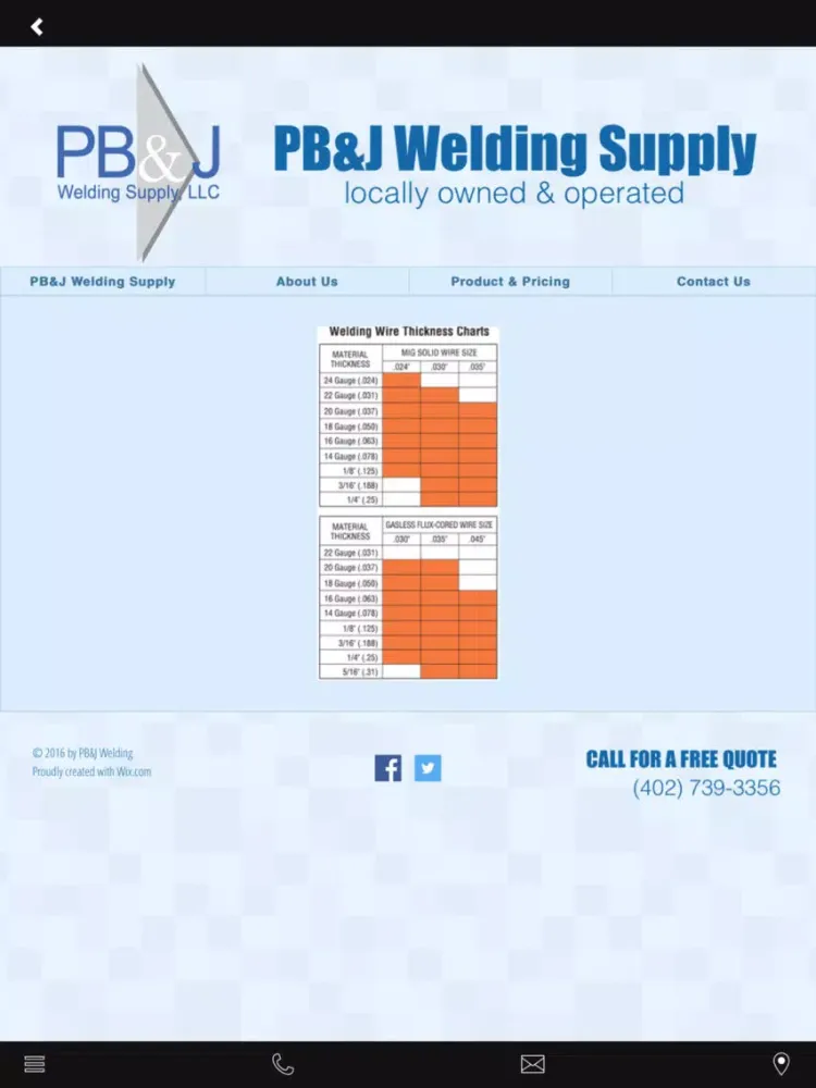 تصاویر PBJ Welding Supply iPad 