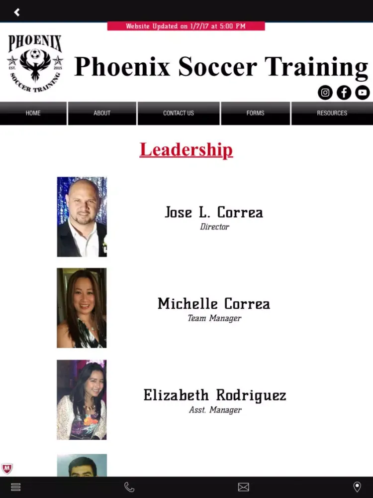 Phoenix Soccer Training iPad  Screenshots