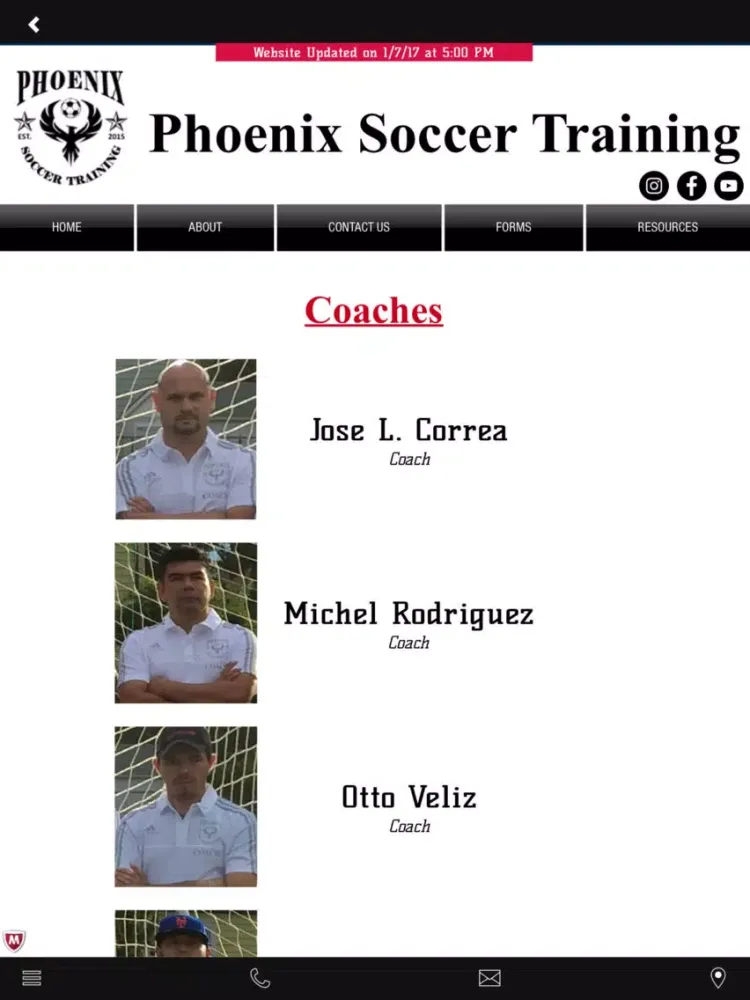 Phoenix Soccer Training iPad  Screenshots