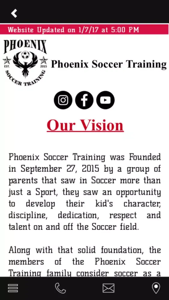 Phoenix Soccer Training Screenshots