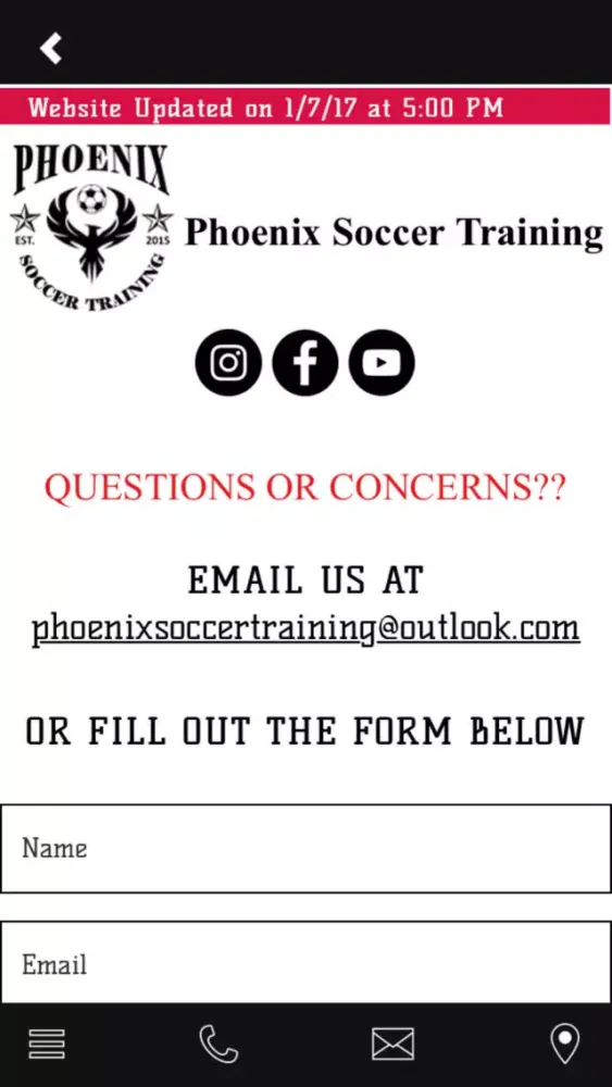 Phoenix Soccer Training Screenshots