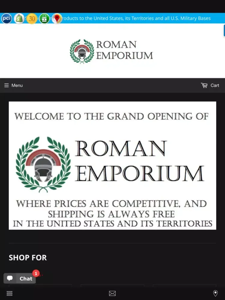 Screenshot di Roman Emporium iPad 