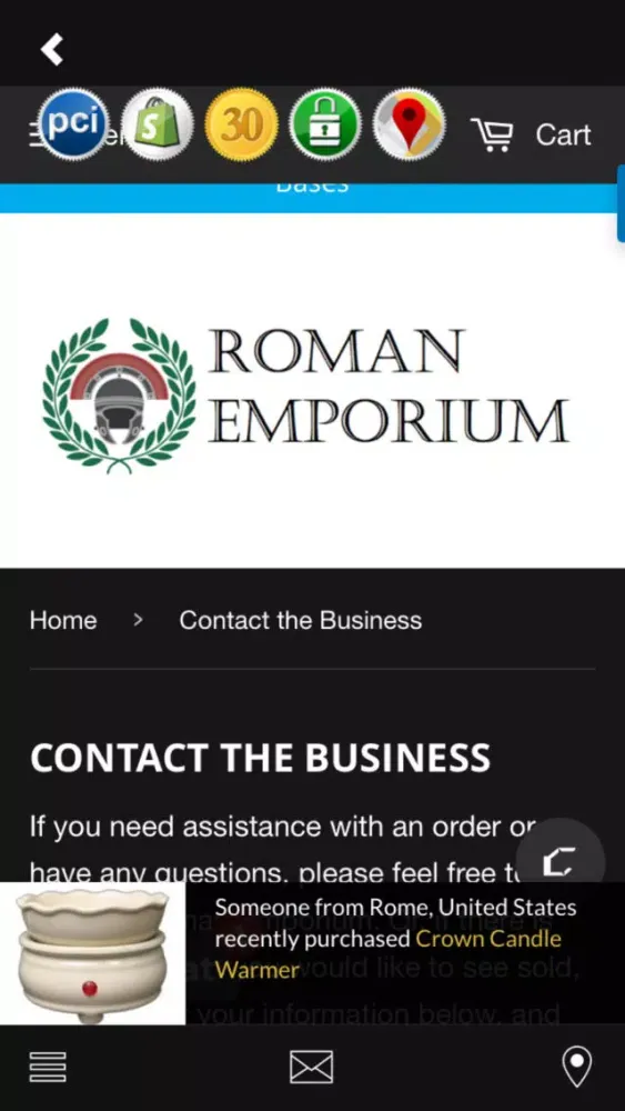 Screenshot di Roman Emporium