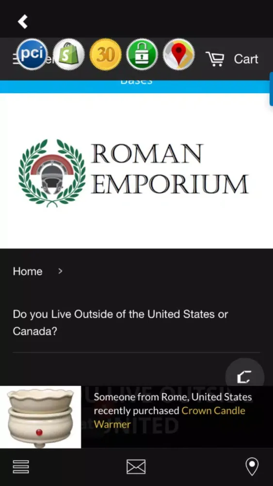 Screenshot di Roman Emporium