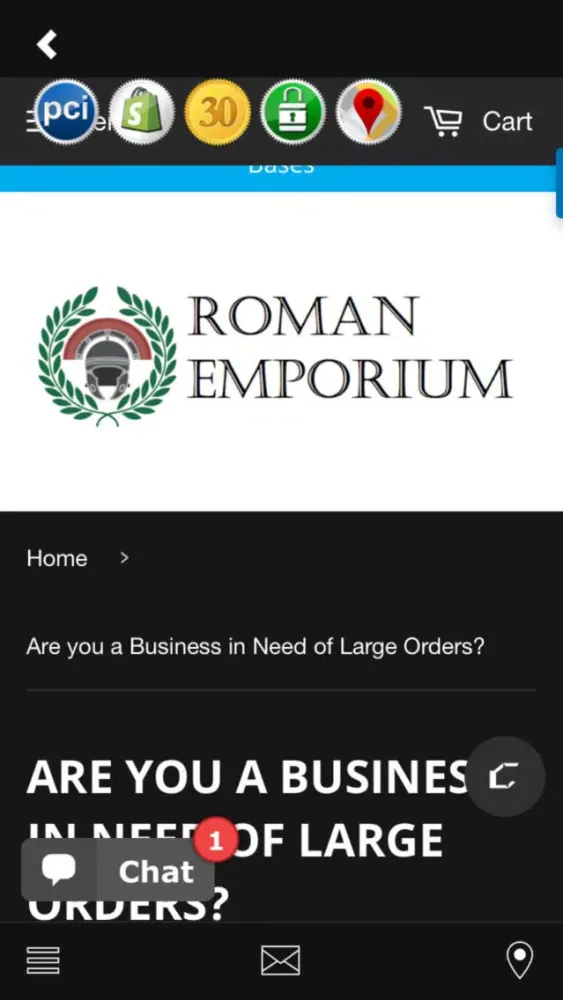 Screenshot di Roman Emporium