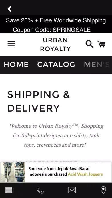 Zrzuty ekranu Urban Royalty Clothing