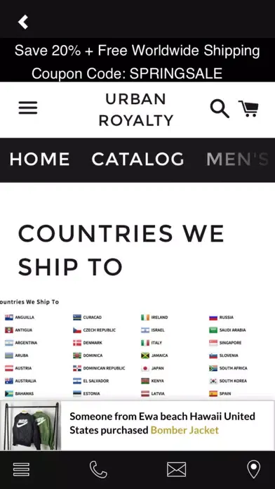 Zrzuty ekranu Urban Royalty Clothing