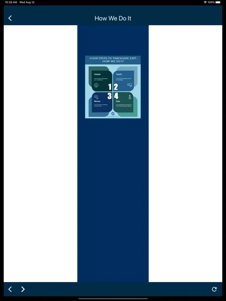 Ảnh chụp màn hình của Interval Settlement Solutions iPad 