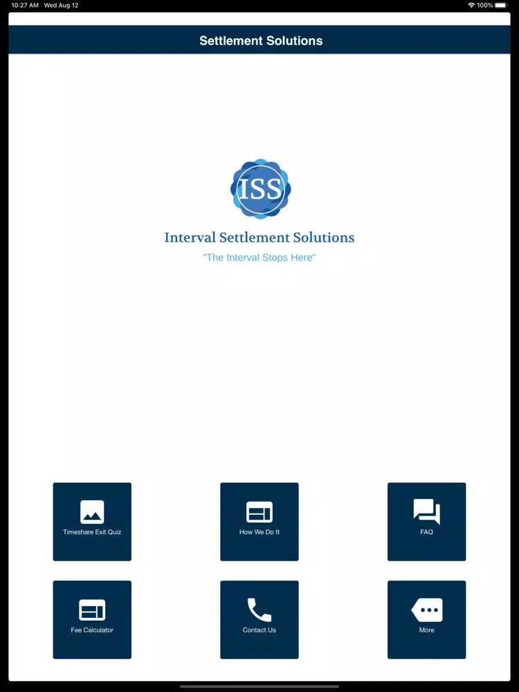 Interval Settlement Solutions iPad  स्क्रीनशॉट