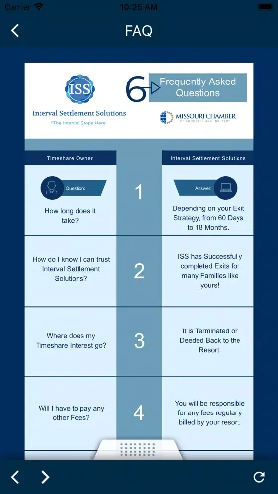 Ảnh chụp màn hình của Interval Settlement Solutions