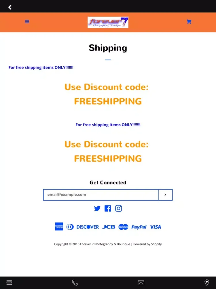 Shop Forever 7 iPad  Screenshots