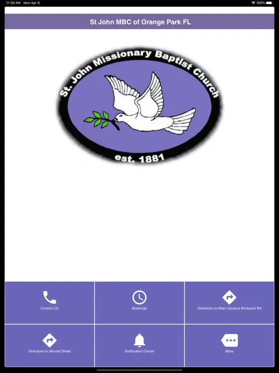 St John MBC of Orange Park FL iPad  Screenshots