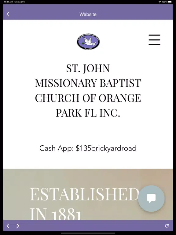 St John MBC of Orange Park FL iPad  Screenshots
