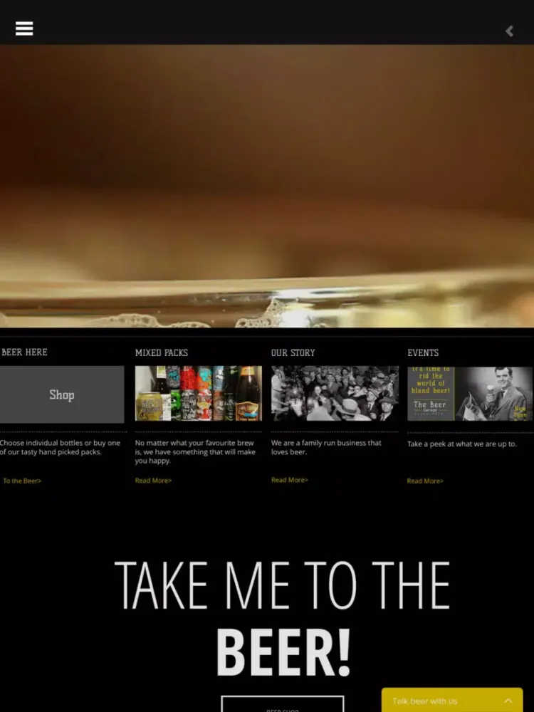 Скриншоты The Beer Garage iPad 