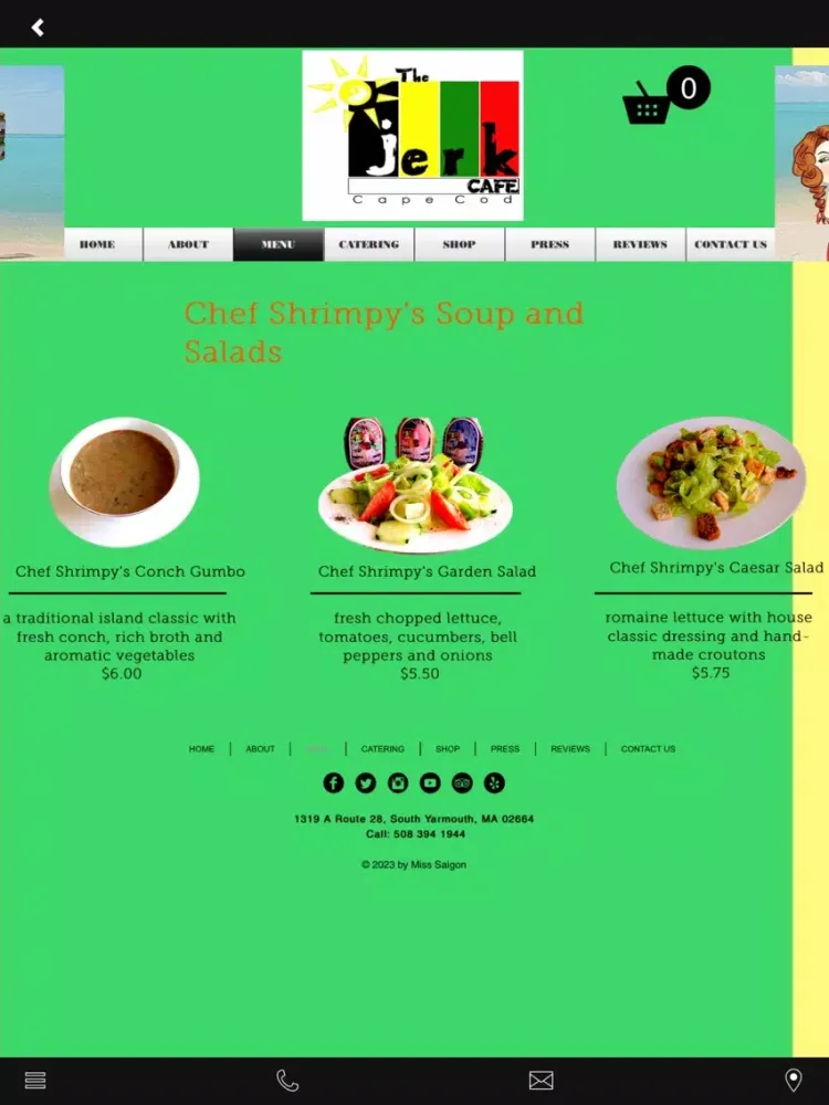 The Jerk Cafe iPad 應用截圖