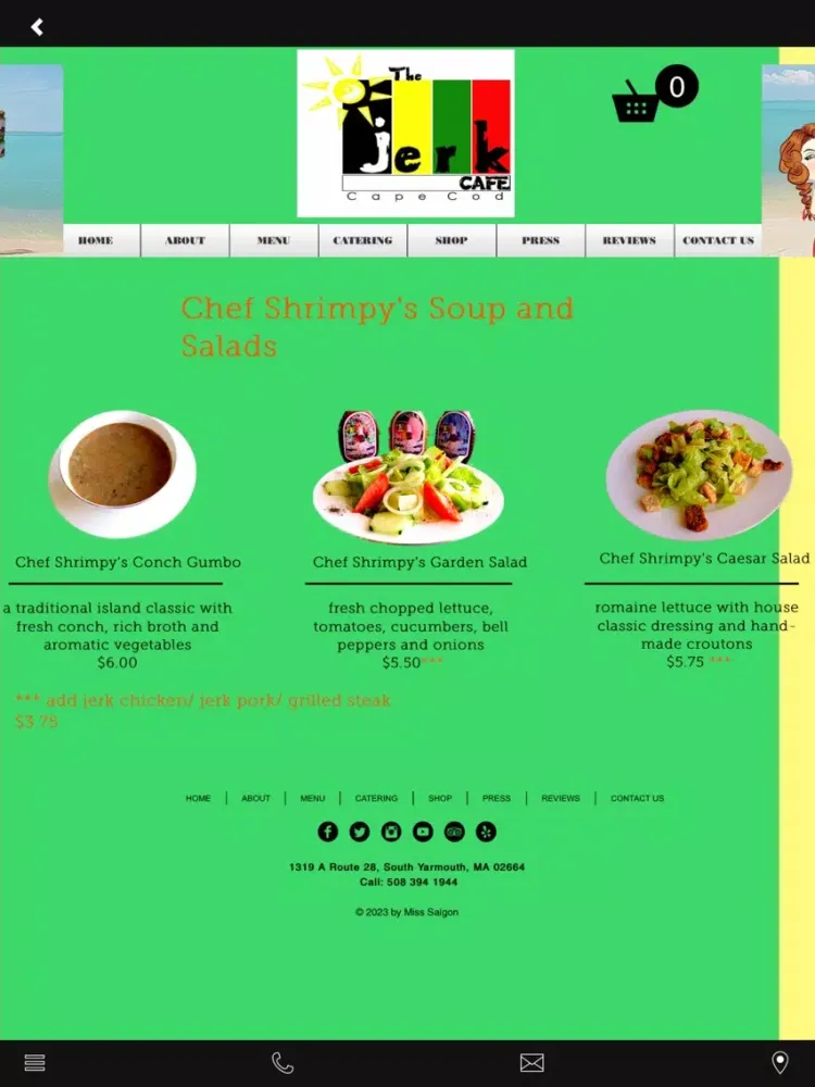 The Jerk Cafe iPad 應用截圖