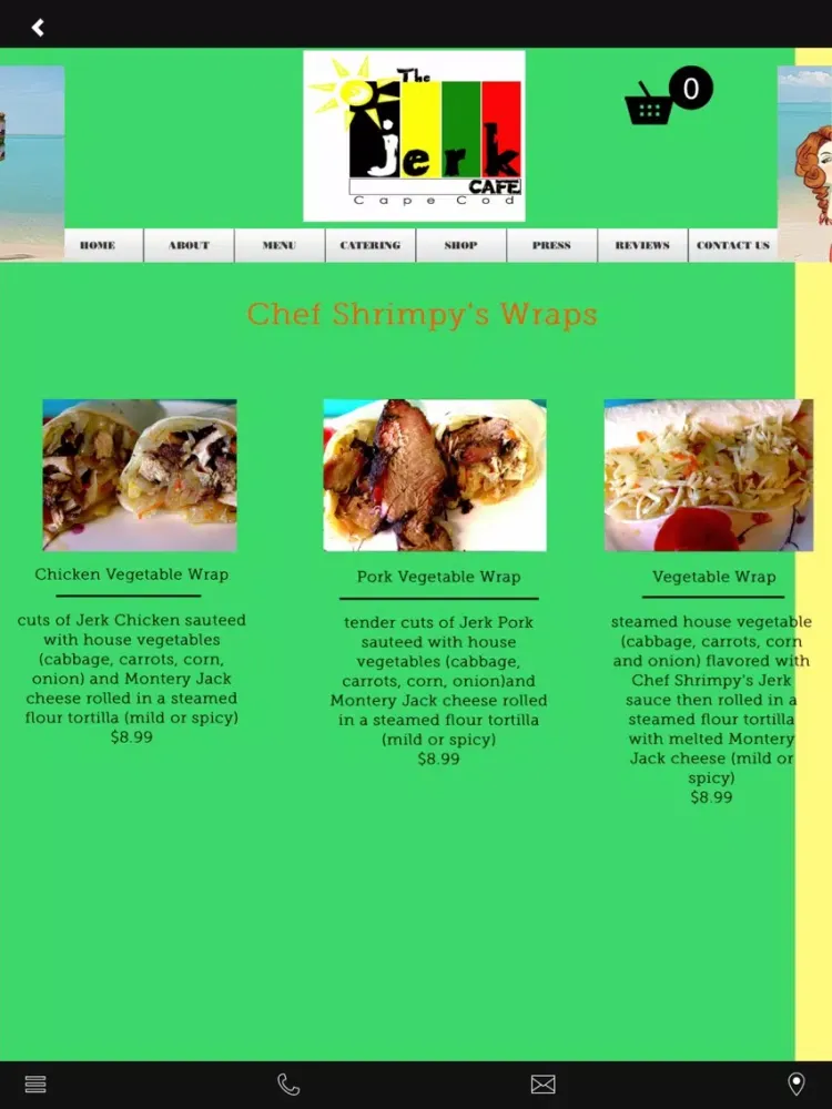 The Jerk Cafe iPad 應用截圖