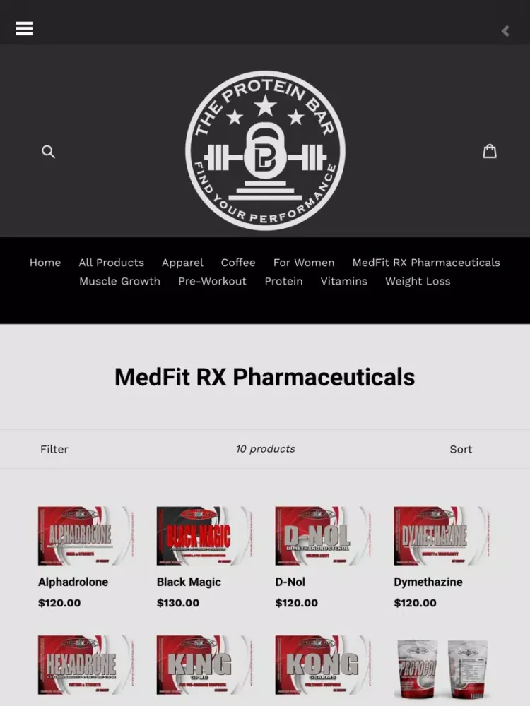 Скриншоты The Protein Bar Shop iPad 