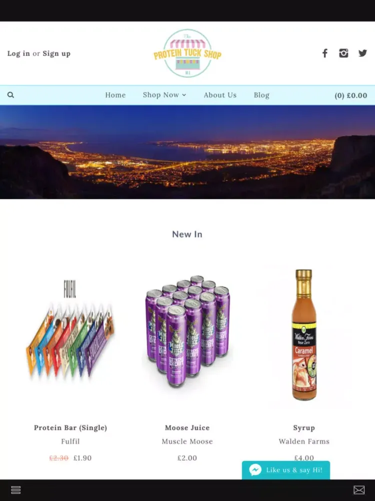 Zrzuty ekranu The Protein Tuck Shop NI iPad 
