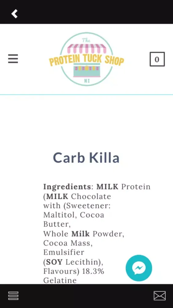 Zrzuty ekranu The Protein Tuck Shop NI