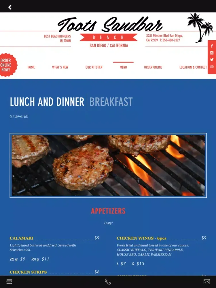 Toots Yummy Burgers iPad 应用截图
