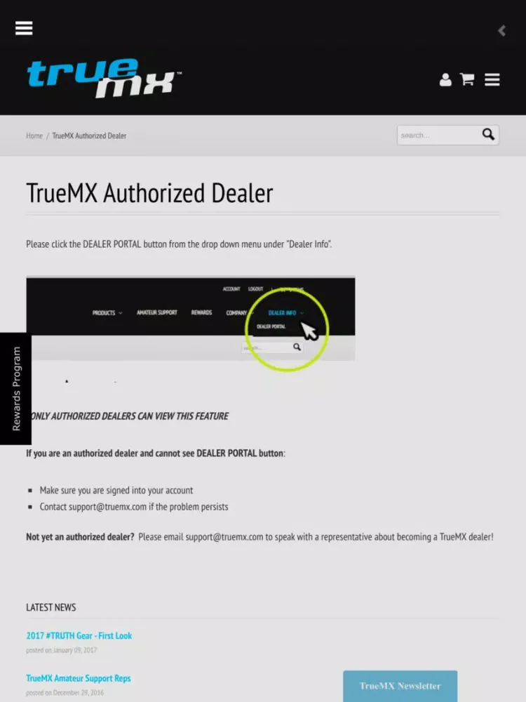 Tangkapan skrin TrueMX iPad 