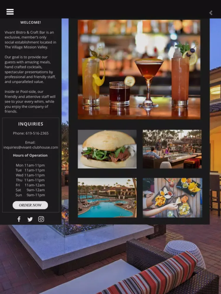 VIVANT at Mission Valley iPad  스크린샷