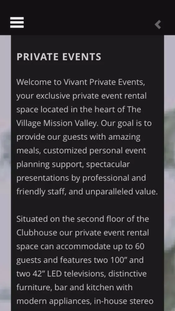 VIVANT at Mission Valley 스크린샷